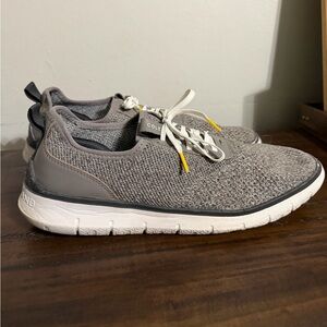 Cole Haan Gray Knit Shoes with White and Yellow Accents